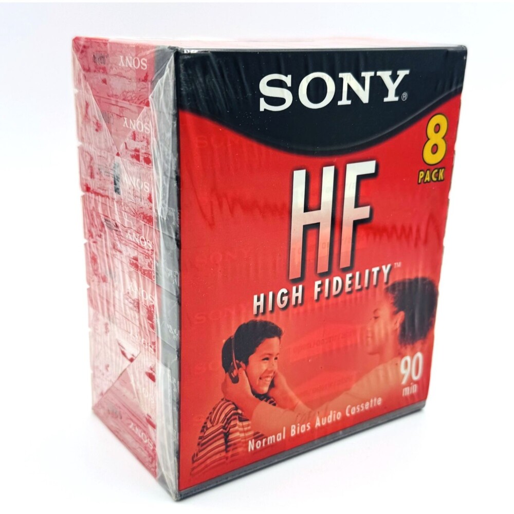 Sony HF 90 High Fidelity Audio Cassette Tapes 8 Pack Normal Bias Type 1 C-90HFL